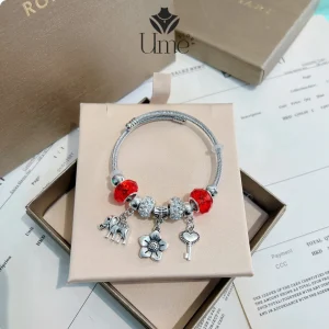 Vòng Tay Bi Charm Vương Miện Phong Cách Hoàng Gia VT01