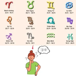 Bông tai của 12 cung hoàng đạo