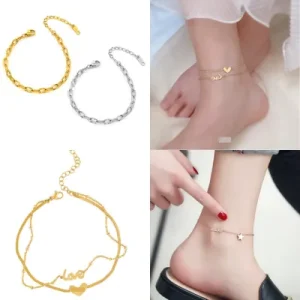 Lắc chân titan nữ đẹp – Phụ kiện nhỏ, điểm nhấn lớn cho phong cách
