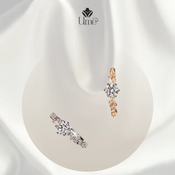 Nhẫn đính đá thanh lịch - Ume Store