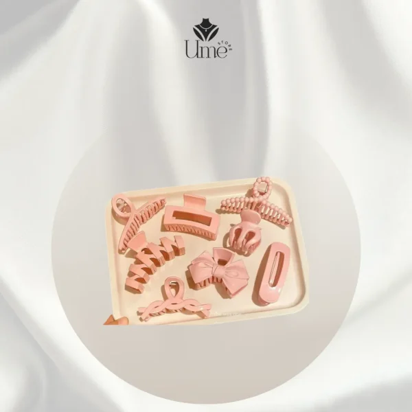 Set kẹp tóc càng cua đa dạng - Ume Store