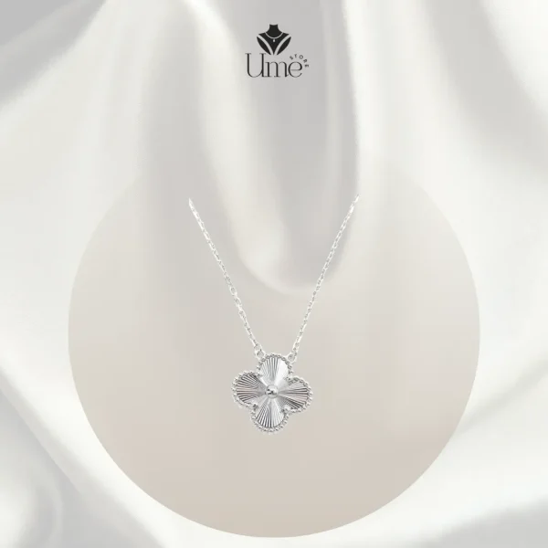 Dây chuyền cỏ 4 lá đính đá - Ume Store