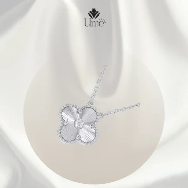 Dây chuyền cỏ 4 lá đính đá - Ume Store