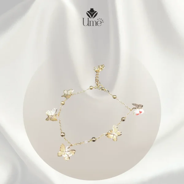 Lắc chân charm bướm - Ume Store