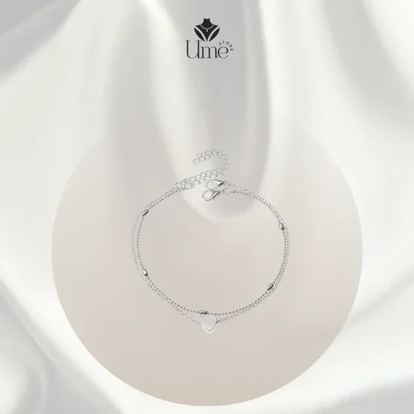 Bộ vòng tay charm hình trái tim