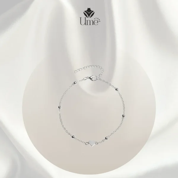 Bộ vòng tay charm hình trái tim