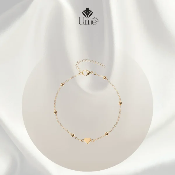 Bộ vòng tay charm hình trái tim