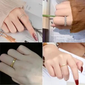Nhẫn nữ đơn giản – Vẻ đẹp tinh tế khẳng định cá tính hiện đại