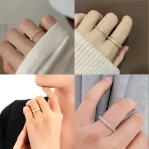 Nhẫn nữ đơn giản – Vẻ đẹp tinh tế khẳng định cá tính hiện đại
